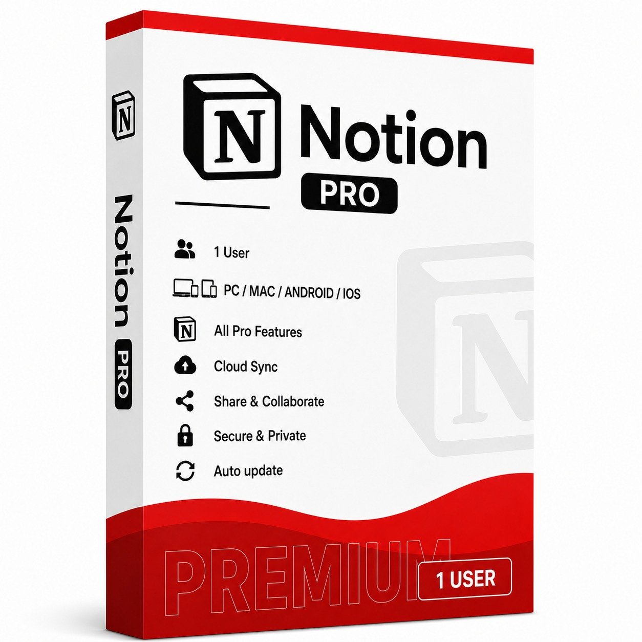 Abonnement Notion Pro - Compte Personnel