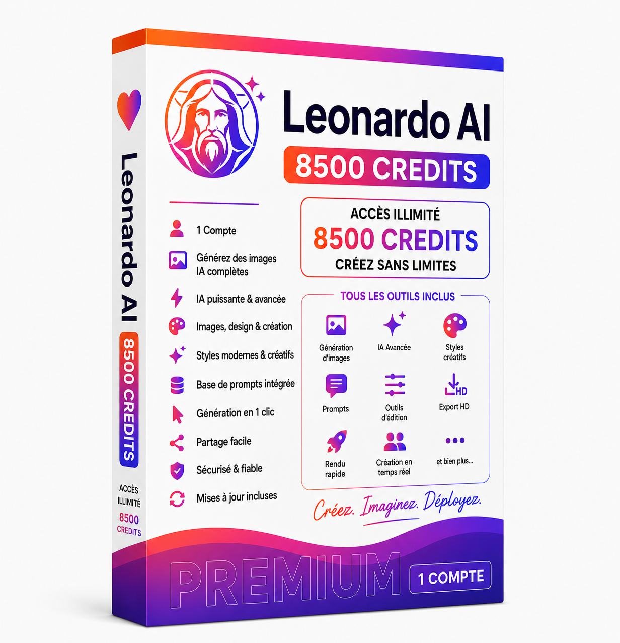Leonardo AI – 8500 Crédits