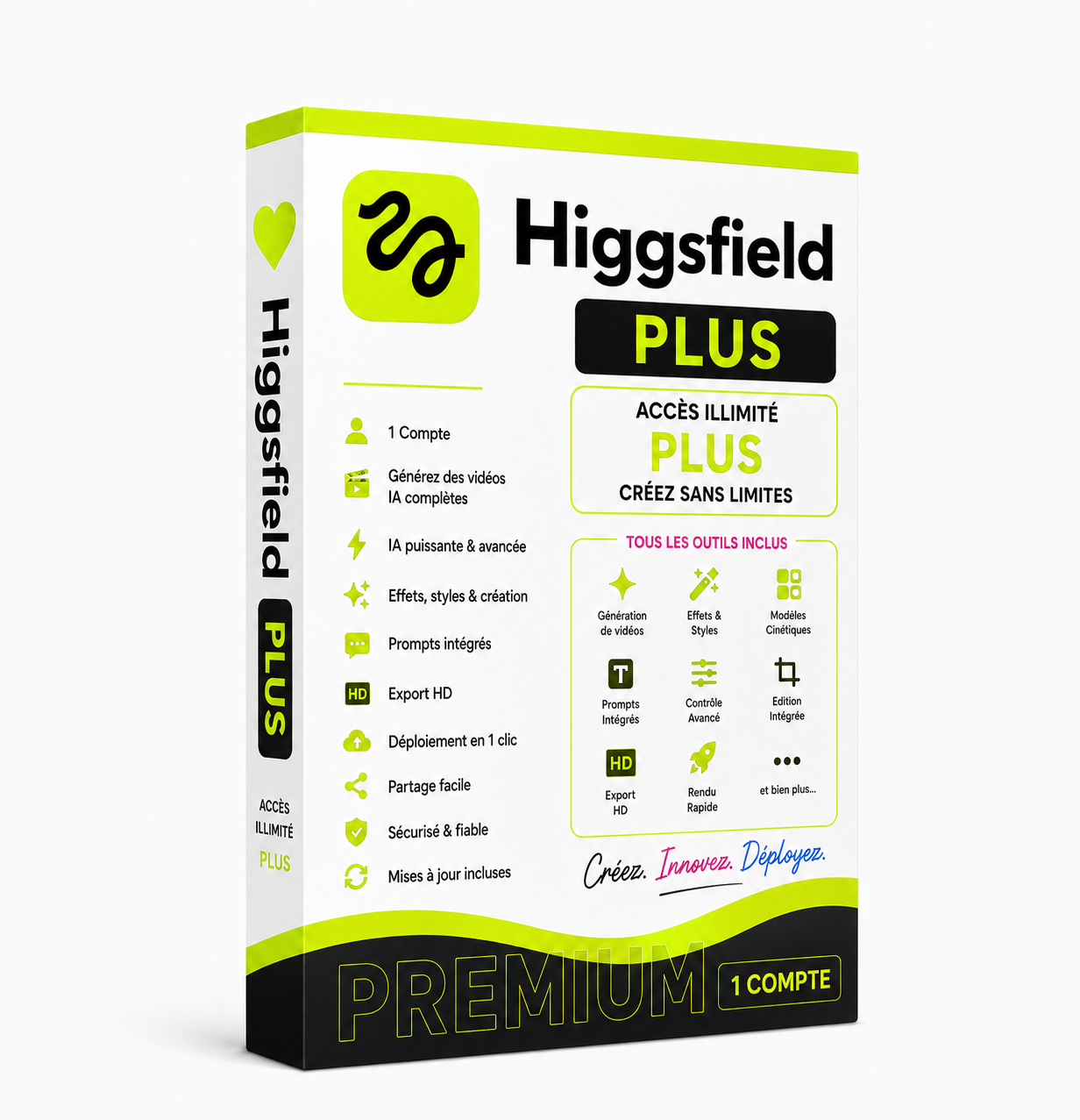 Abonnement Higgsfield AI Plus