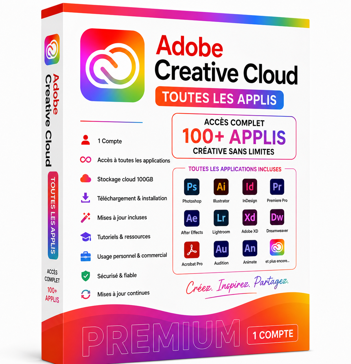 Adobe Creative Cloud Pro – 20+ Apps