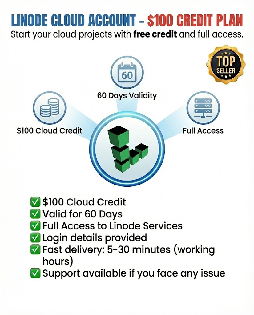 Compte Linode Akamai 100 dollars credit