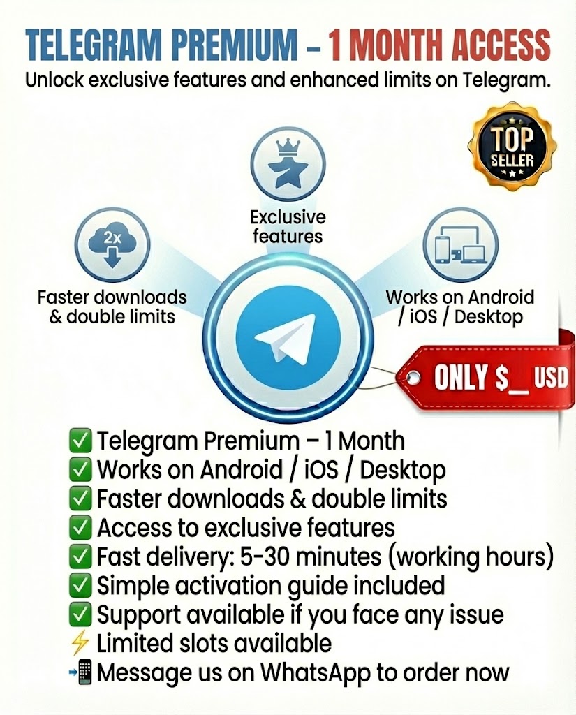 Acheter Telegram Premium Maroc