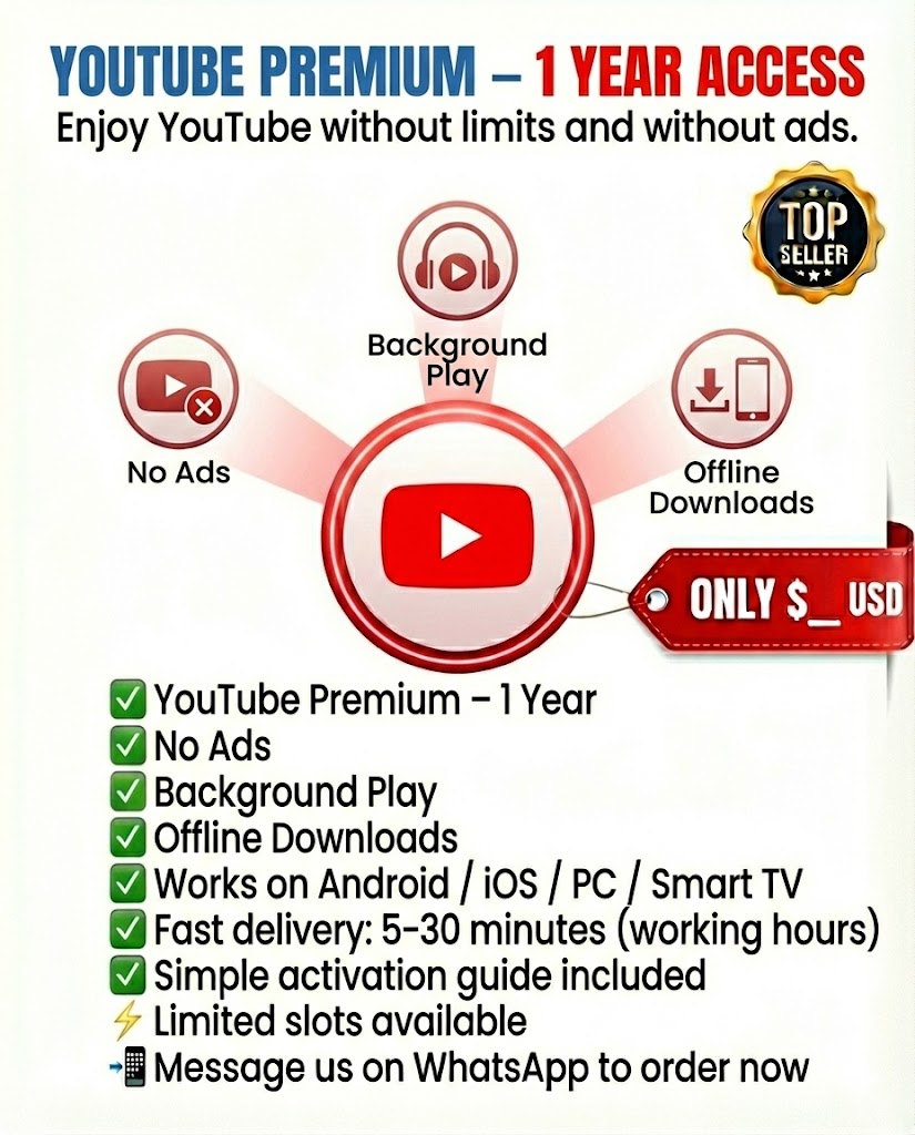 Acheter YouTube Premium Maroc sans pub